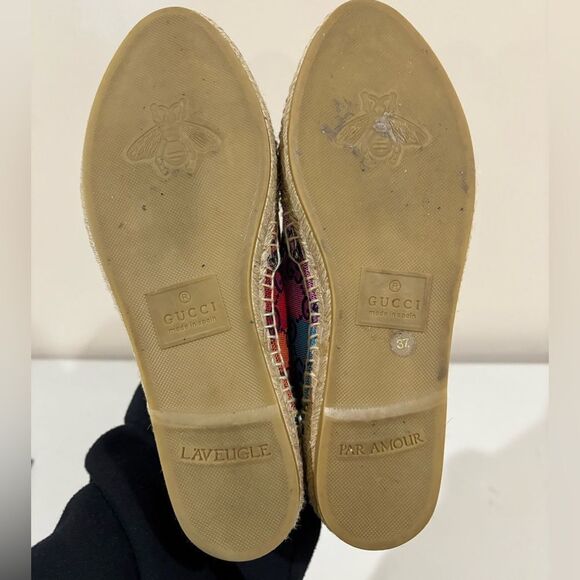 Gucci Multicolor Espadrilles Rainbow flats - Picture 10 of 11